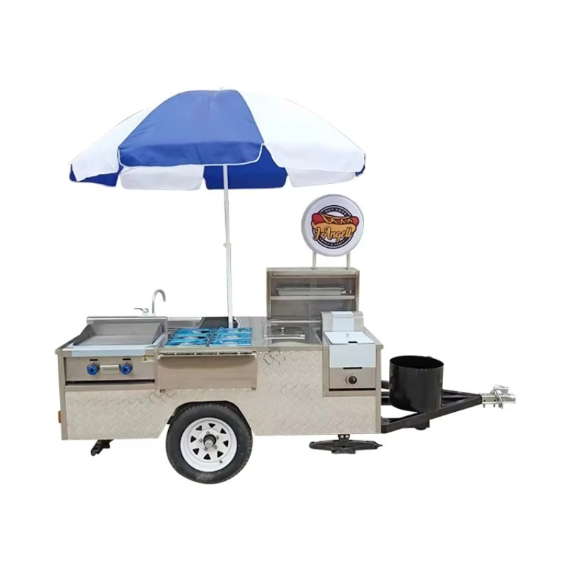 Hot Dog Vending Cart - Fully Equipped Custom Stainless Steel Hot
