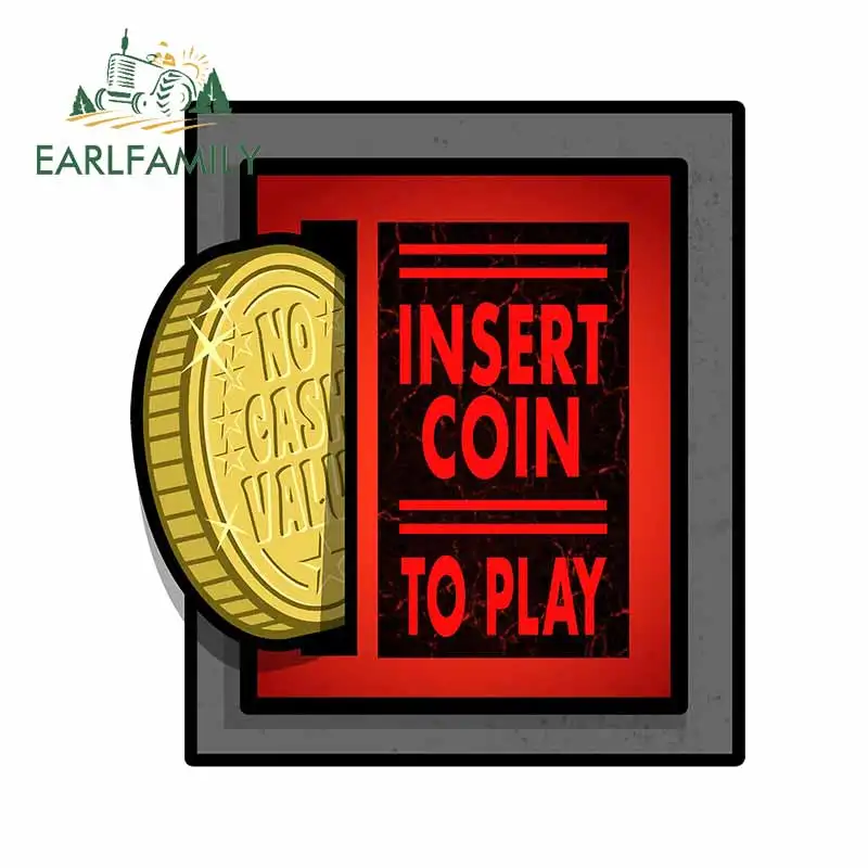 Pinball Machine - EARLFAMILY 13cm x 11.8cm for Retro
