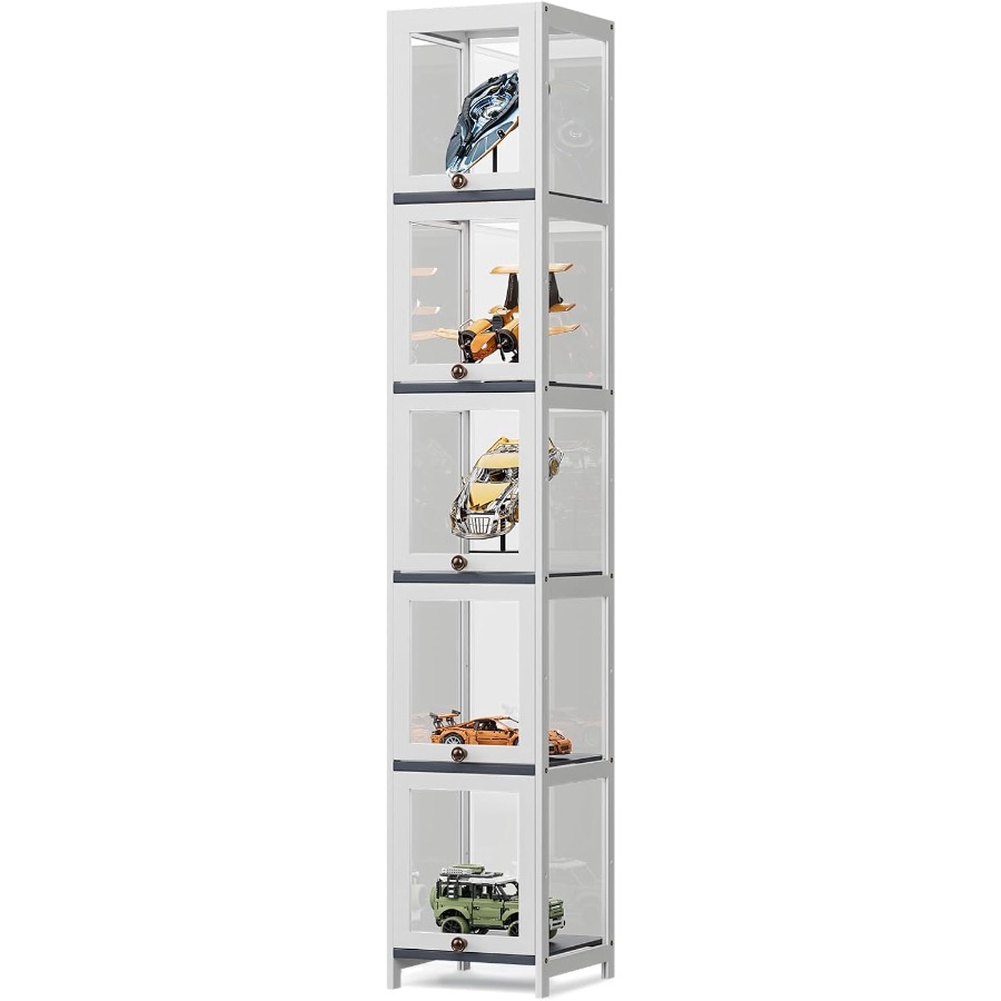 Curio Display Cabinet with Acr - Glass Cabinet Display ulasan dan harga