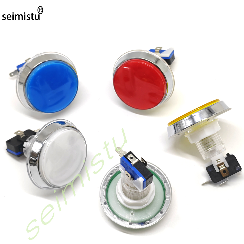 60mm Chrome 12V Flat Arcade LE - Arcade And Vending ulasan dan harga