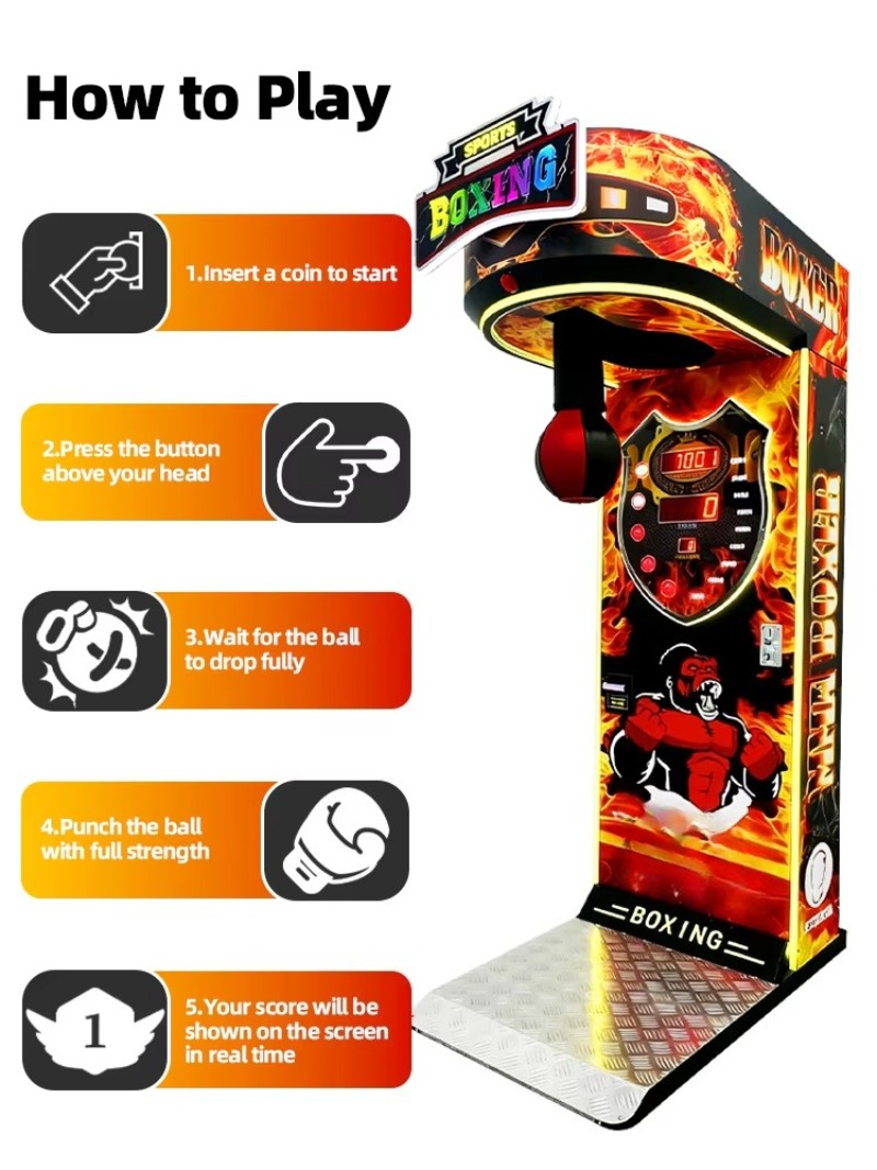 Boxer Machine Boxing Arcade Ga - Boxing Machine Arcade ulasan dan harga