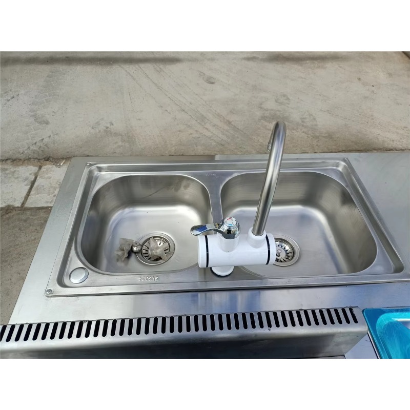 Fully Equipped Custom Stainles - Hot Dog Vending Cart ulasan dan harga