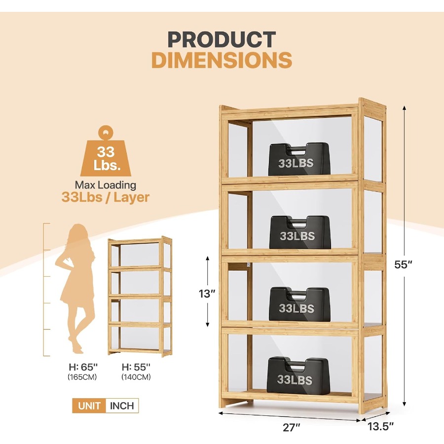 Display Cabinet with Flip-Up D - Glass Cabinet Display ulasan dan harga