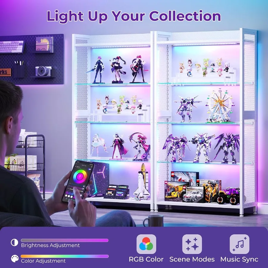Display Case with Open Glass S - Glass Cabinet Display ulasan dan harga