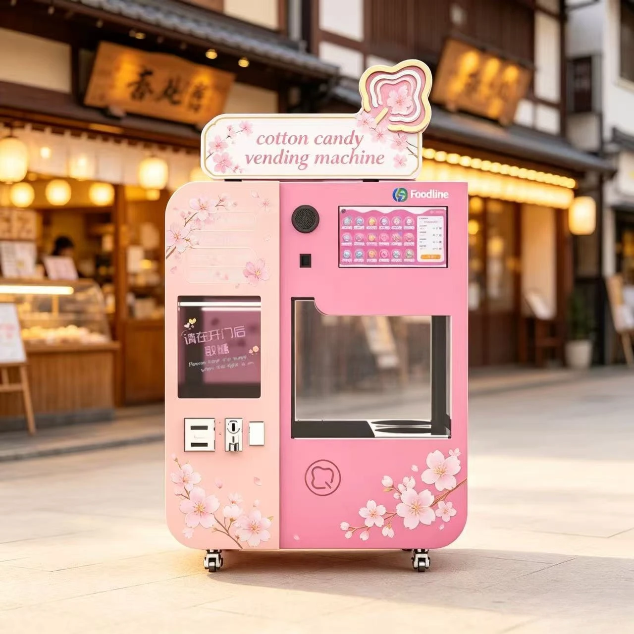 FL Manufacture Robot Electric  - Candy Floss Machine ulasan dan harga