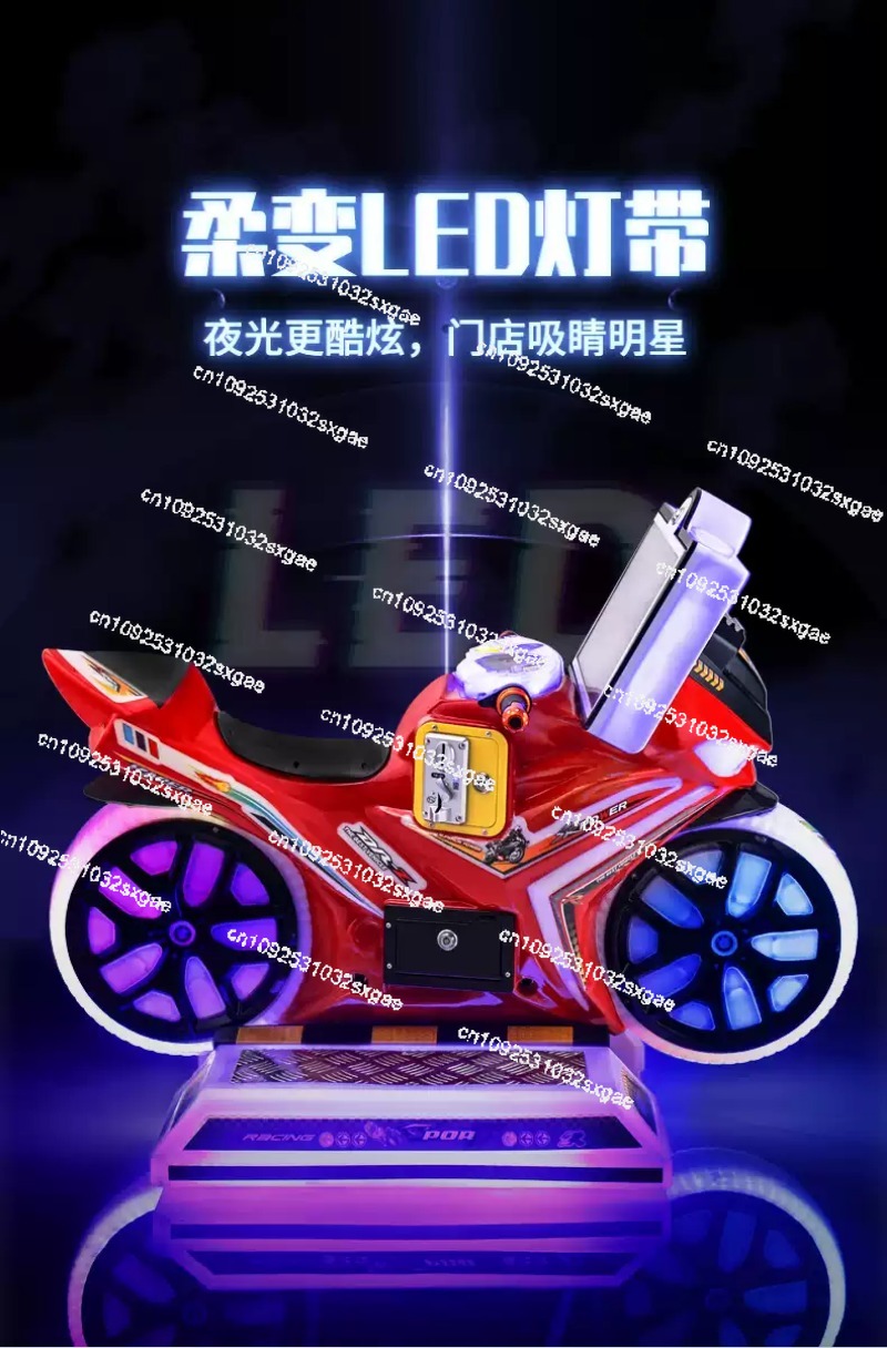 Kids Play Motor Bike Amusement - Coin Operated Kiddie Ride ulasan dan harga