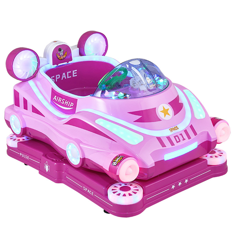 New Bubble Blowing Spaceship K - Coin Operated Kiddie Ride ulasan dan harga