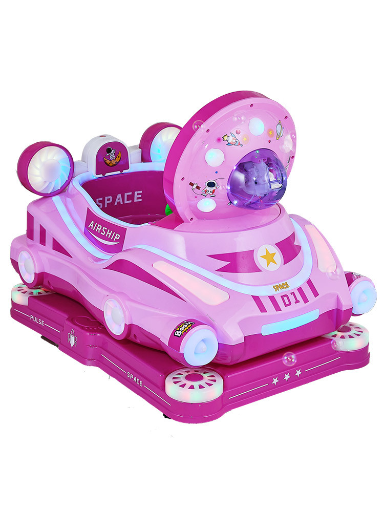 New Bubble Blowing Spaceship K - Coin Operated Kiddie Ride ulasan dan harga
