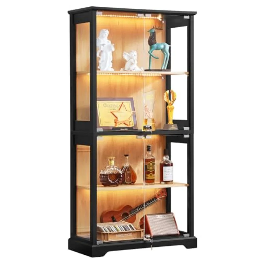 Farmhouse Glass Display Cabine - Glass Cabinet Display ulasan dan harga