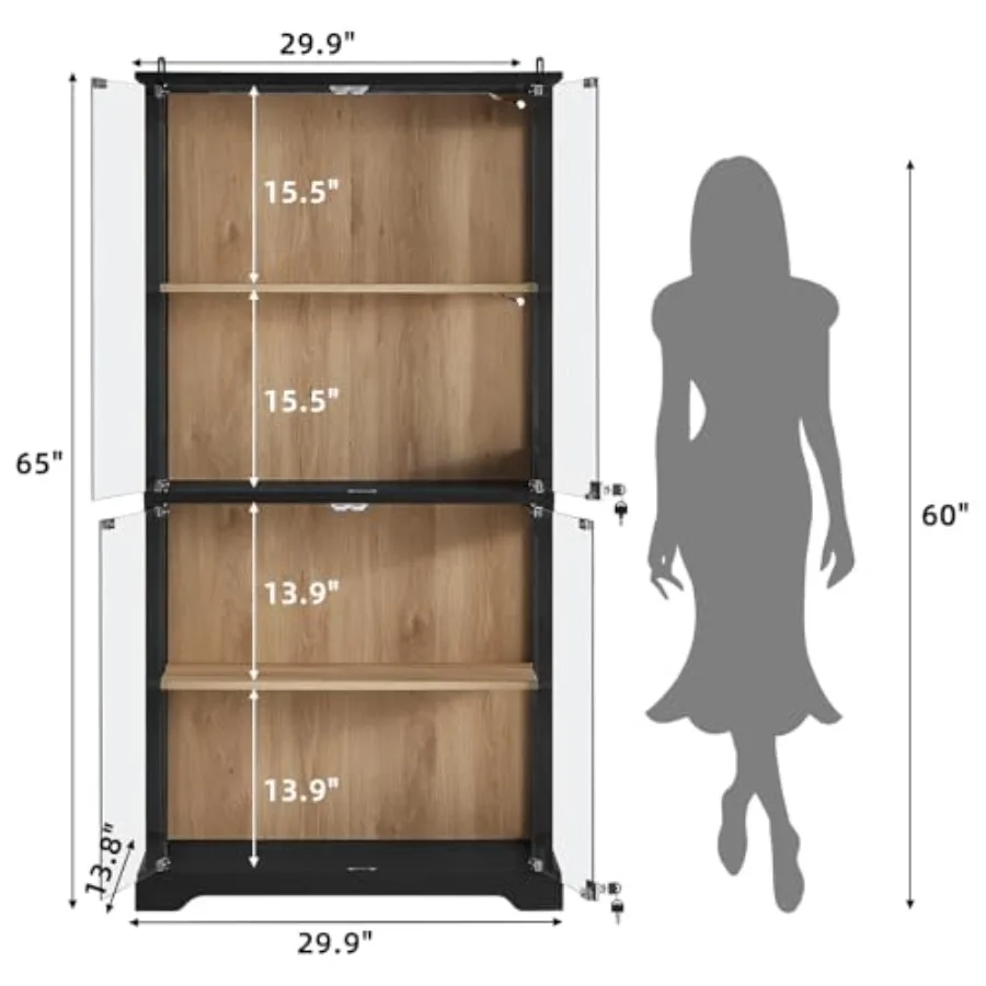 Farmhouse Glass Display Cabine - Glass Cabinet Display ulasan dan harga
