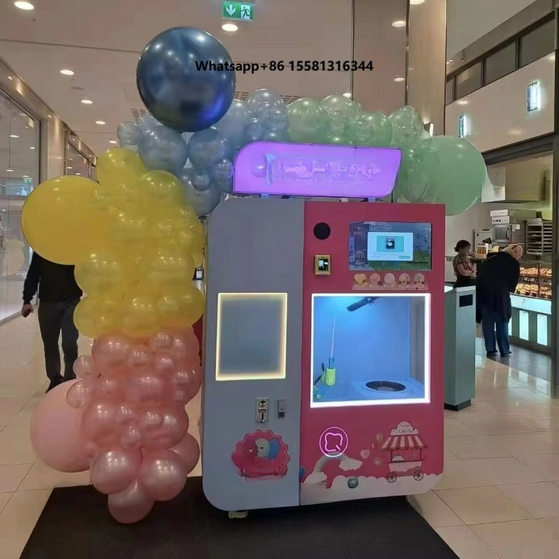 24Hours Unmanned Candy Vending - Candy Floss Machine ulasan dan harga