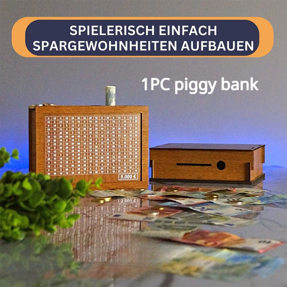 Wooden Piggy Bank 1000/3000/50 - Coin Operated Kiddie Ride ulasan dan harga
